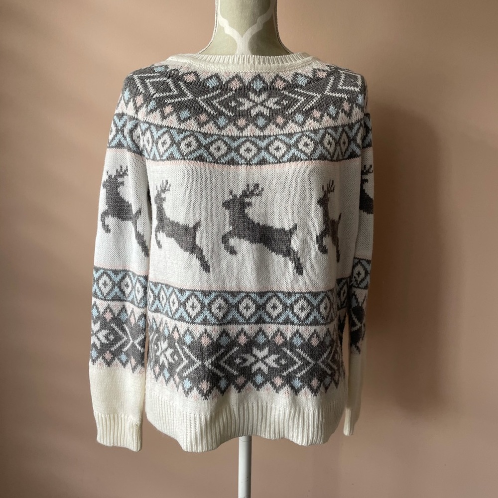 Winter ski knit sweater